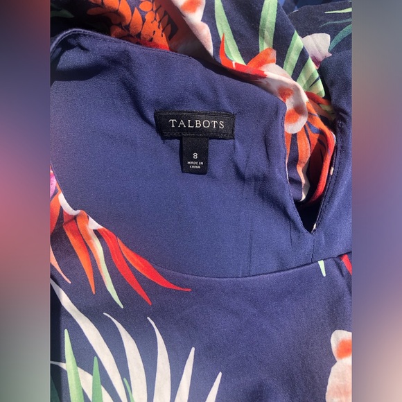 RSVP by Talbots Floral Sleeveless Dress Size 8 - Picture 4 of 5